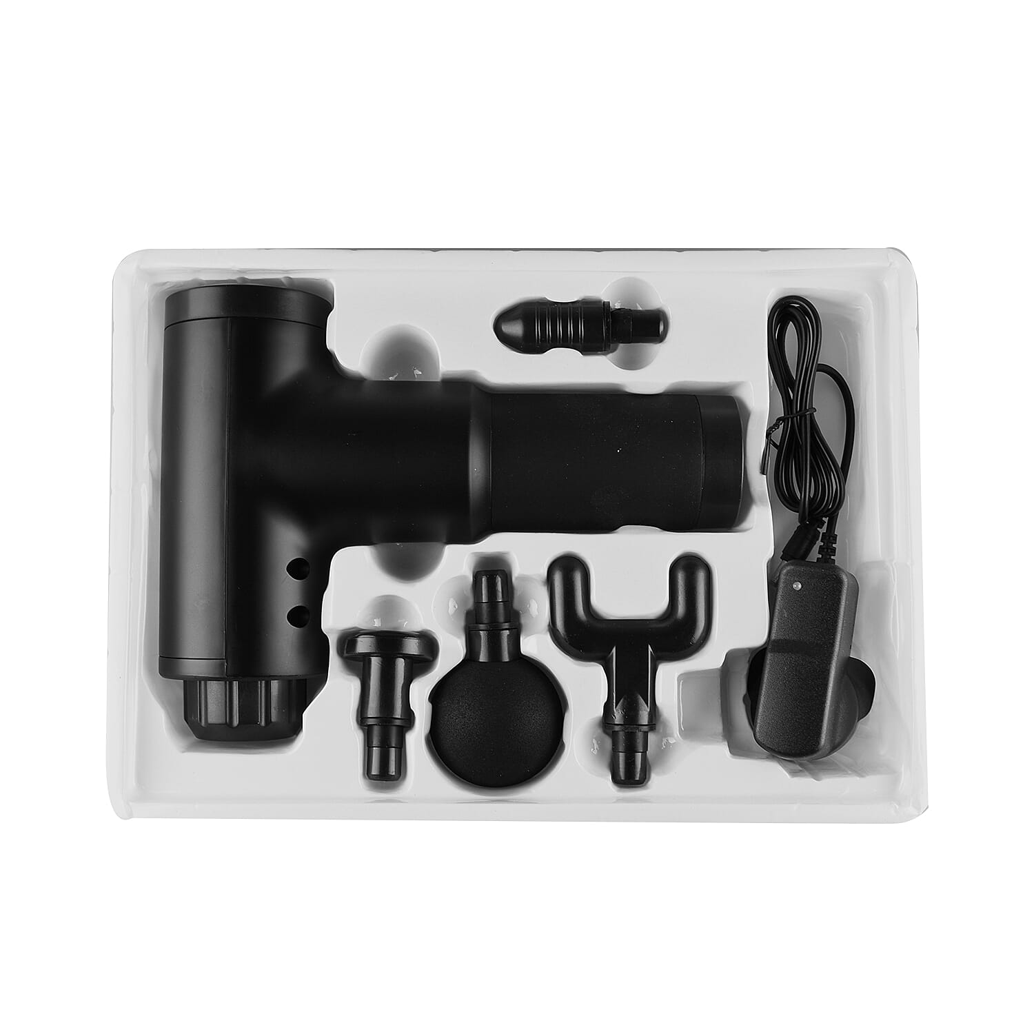 Massage Gun (Size 22x18Cm) - Black