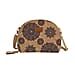 Cork Circle Crossbody Bag - Khaki