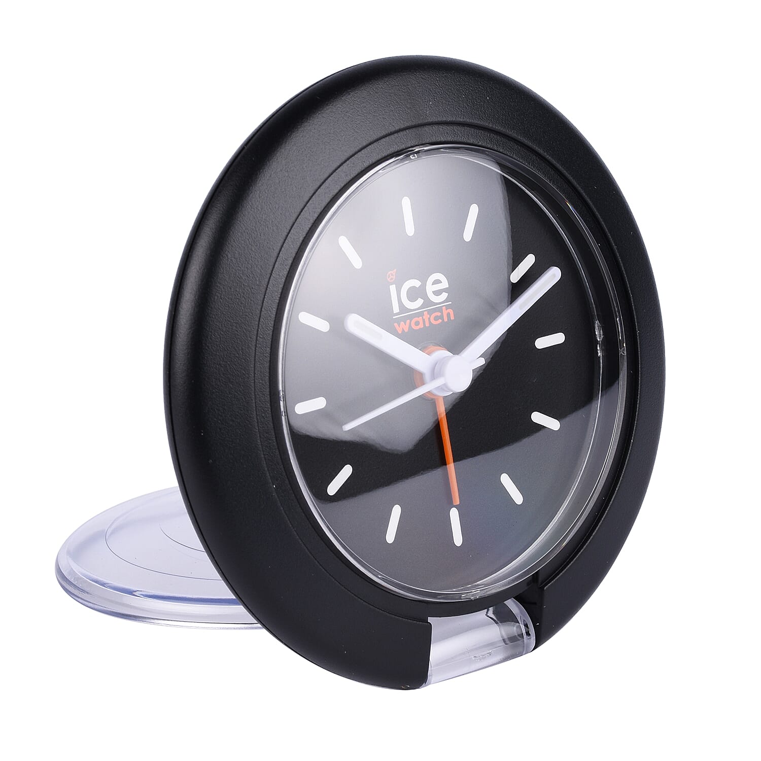 ICE WATCH Travel Clock with Alarm & Snooze (Included 3xAAA Battery) - Black
