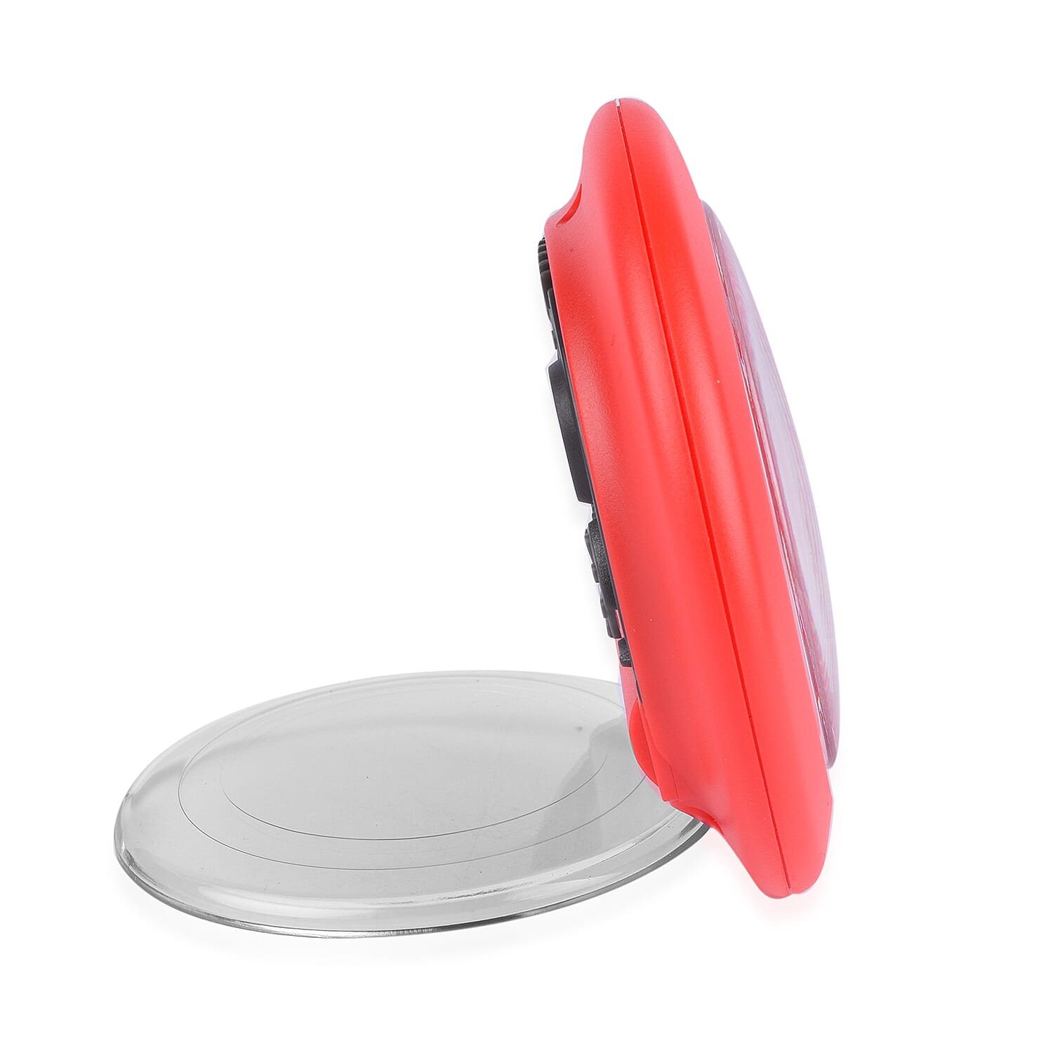 ICE WATCH Travel Clock with Alarm & Snooze (Included 3xAAA Battery) - Red