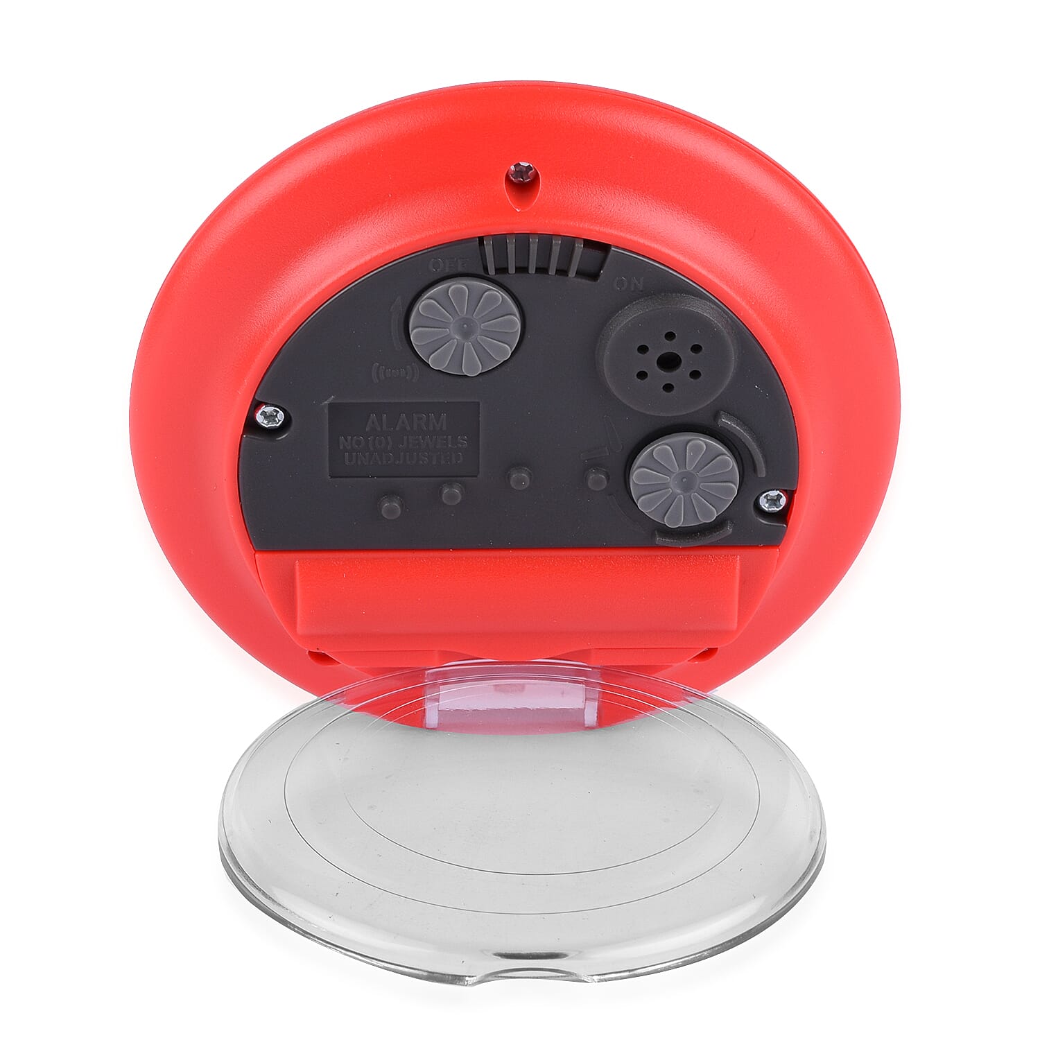 ICE WATCH Travel Clock with Alarm & Snooze (Included 3xAAA Battery) - Red