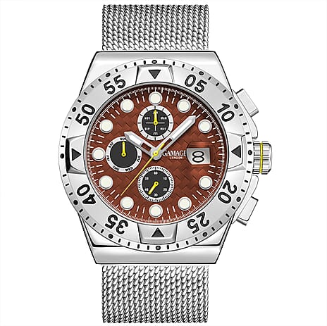 GAMAGES OF LONDON Limited Edition Hand Assembled Capital Automatic Movement Water Resistant Watch in Silver Tone