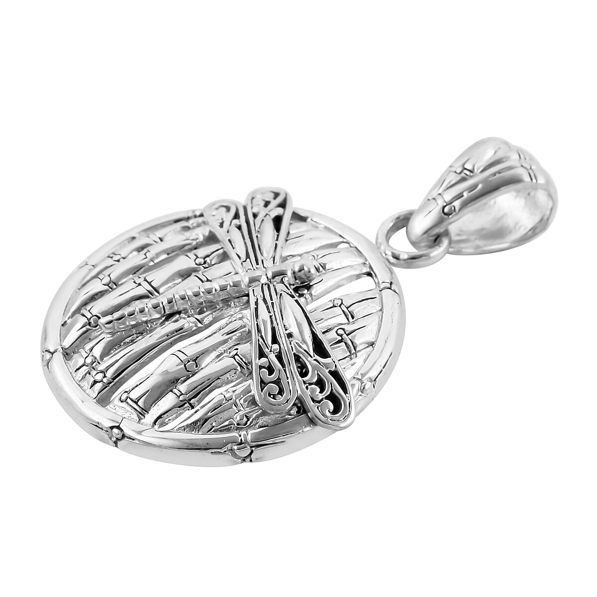 Sterling Silver Dragonfly Pendant, Silver Wt 5.00 Gms.