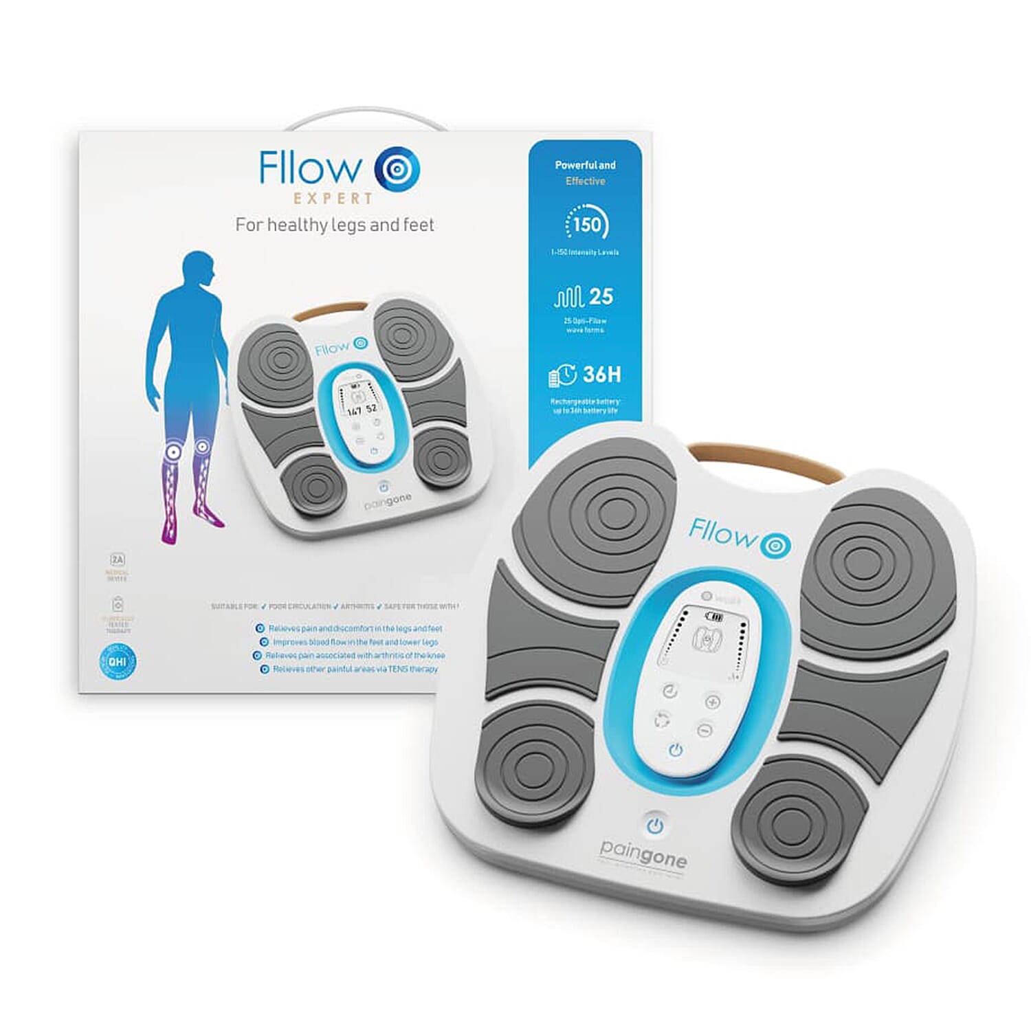 Tower Health- Paingone Fllow Expert - Leg Massager to Help Improve Circulation and Soothe Aching Muscles