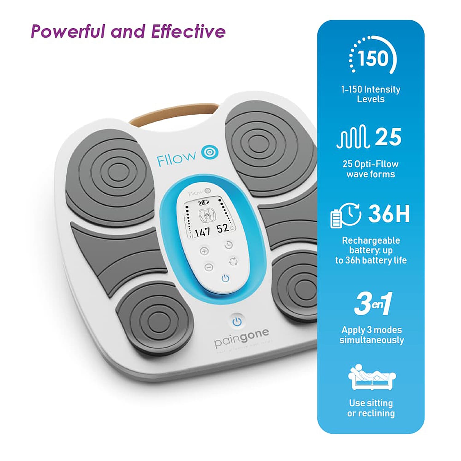 Tower Health- Paingone Fllow Expert - Leg Massager to Help Improve Circulation and Soothe Aching Muscles