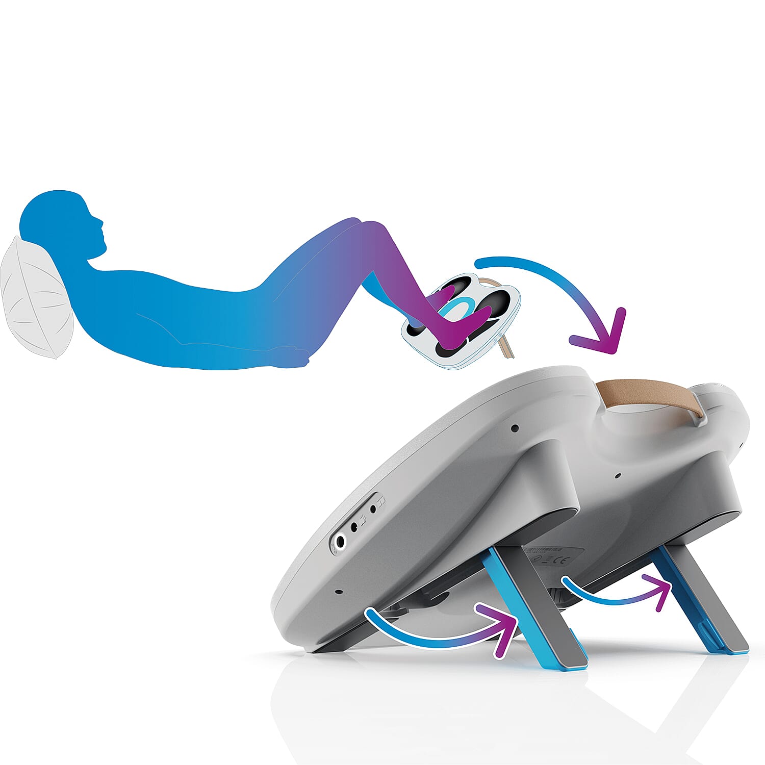 Tower Health- Paingone Fllow Expert - Leg Massager to Help Improve Circulation and Soothe Aching Muscles