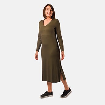 https://tjcuk.sirv.com/Products/71/3/7132660/TAMSY-Long-Sleeves-V-Neck-Dress-Size-XL-20-22-Olive-Green_7132660.jpg?w=342&h=342