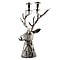 Reindeer Figurine Tealight Holder (Size 22x32x15 Cm) - Nickel