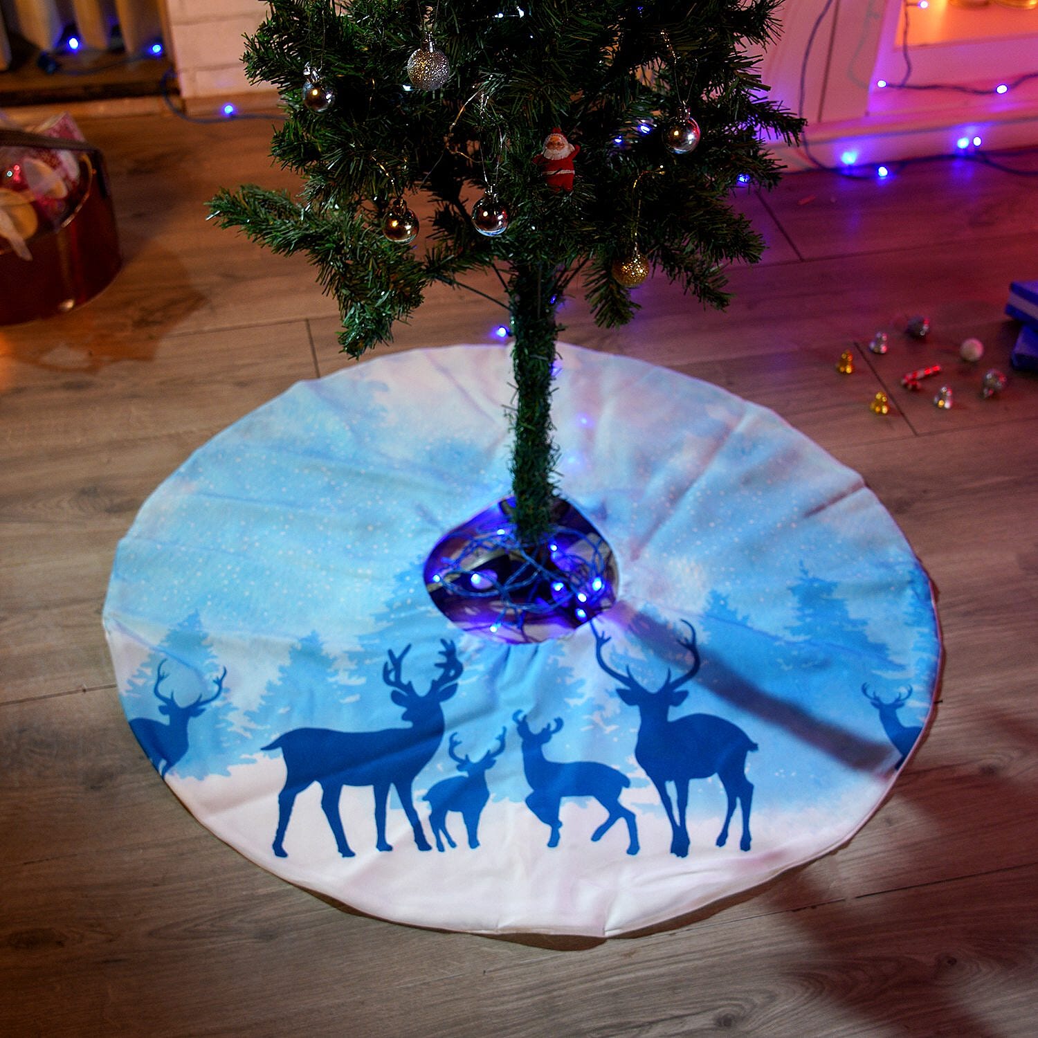 Home -DIY (Size 91x1 cm) - Blue & Blue