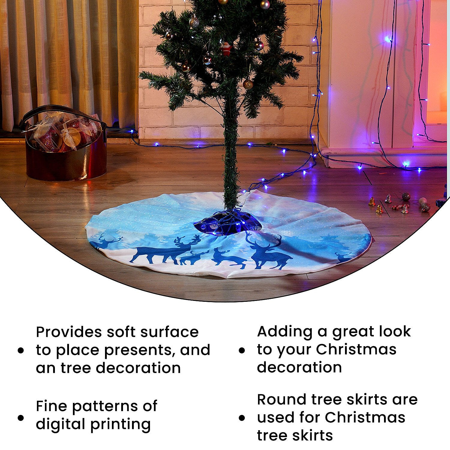 Home -DIY (Size 91x1 cm) - Blue & Blue