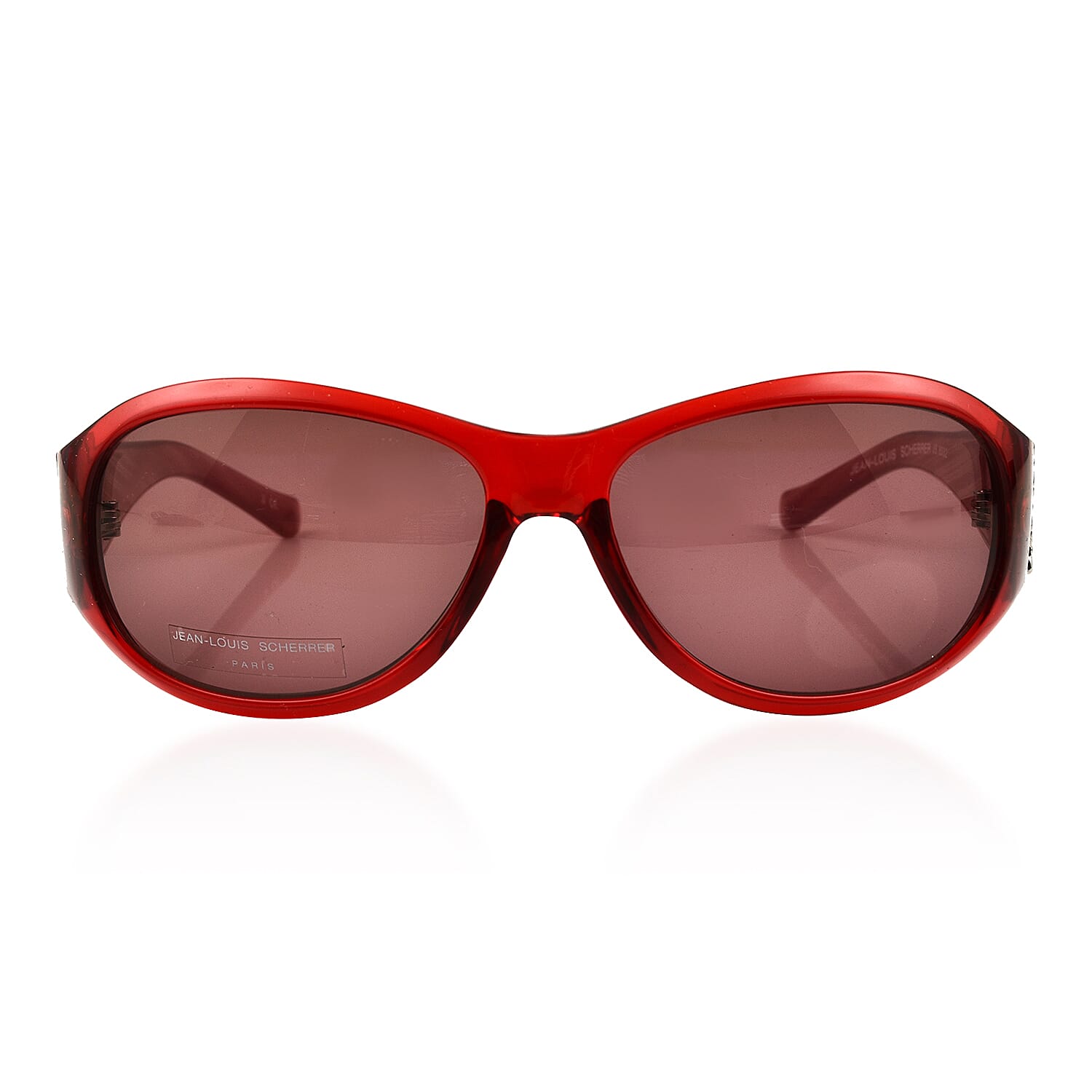 Jean Louis Designer Womens Oversize Sunglasses - Red