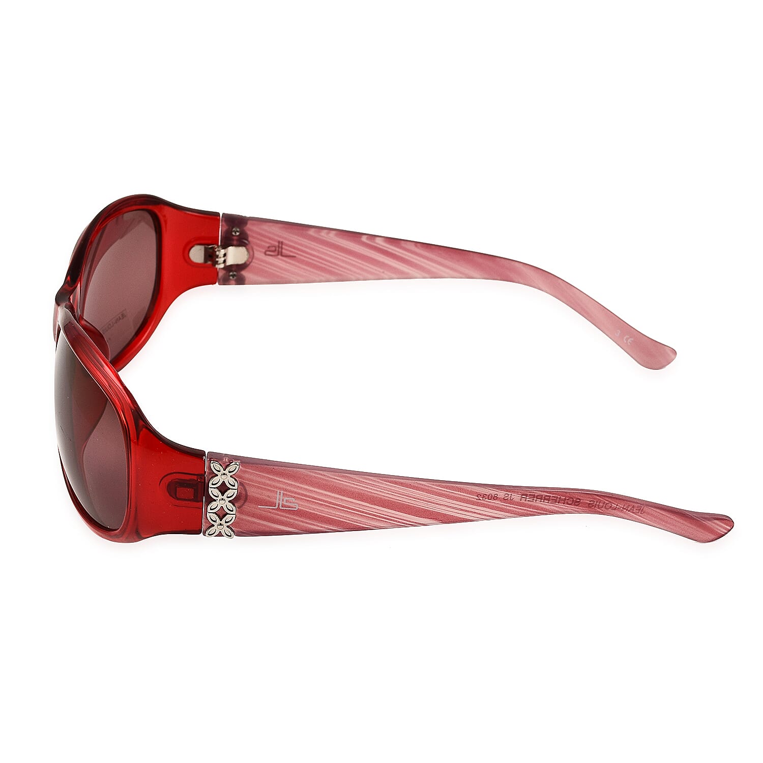 Jean Louis Designer Womens Oversize Sunglasses - Red