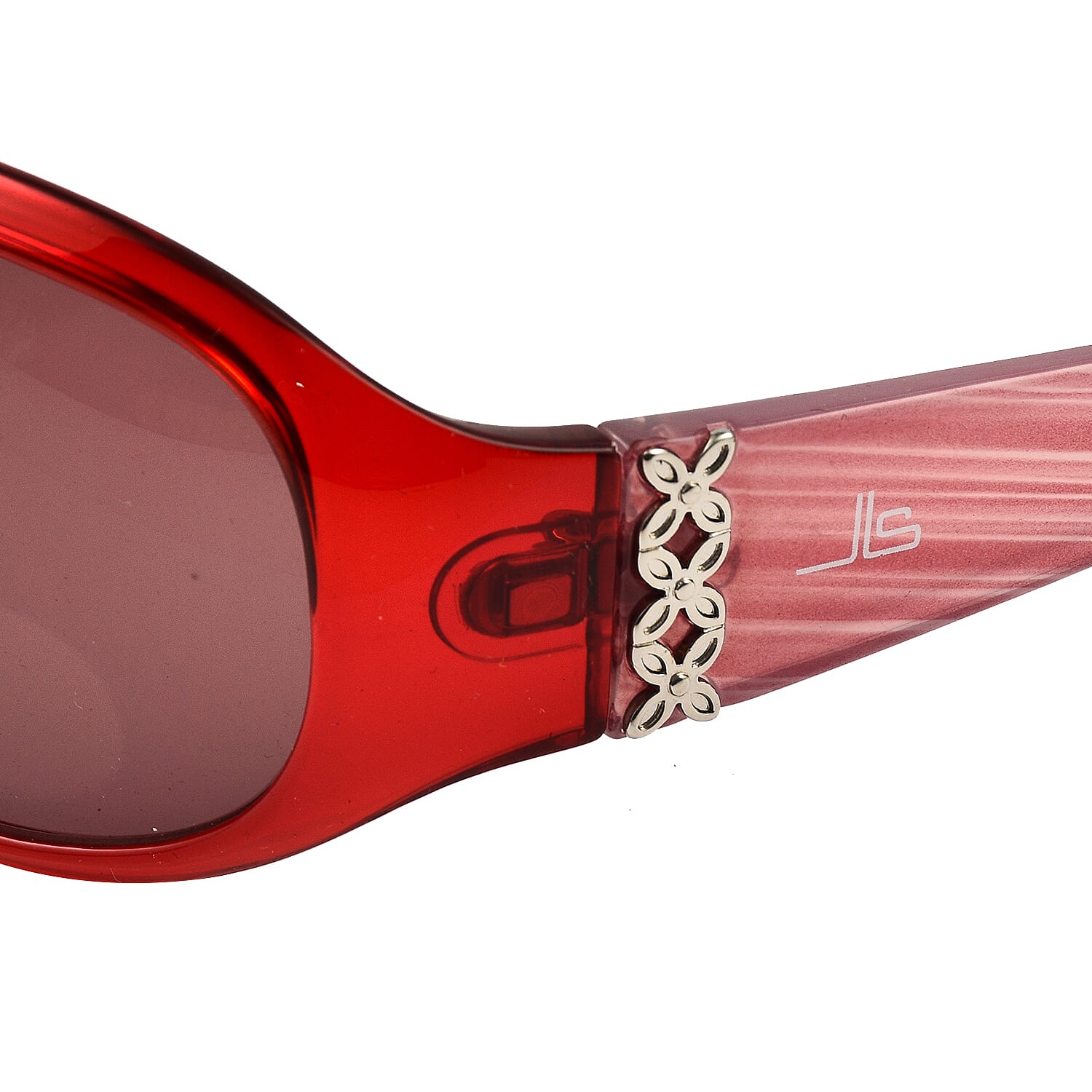 Jean Louis Designer Womens Oversize Sunglasses - Red