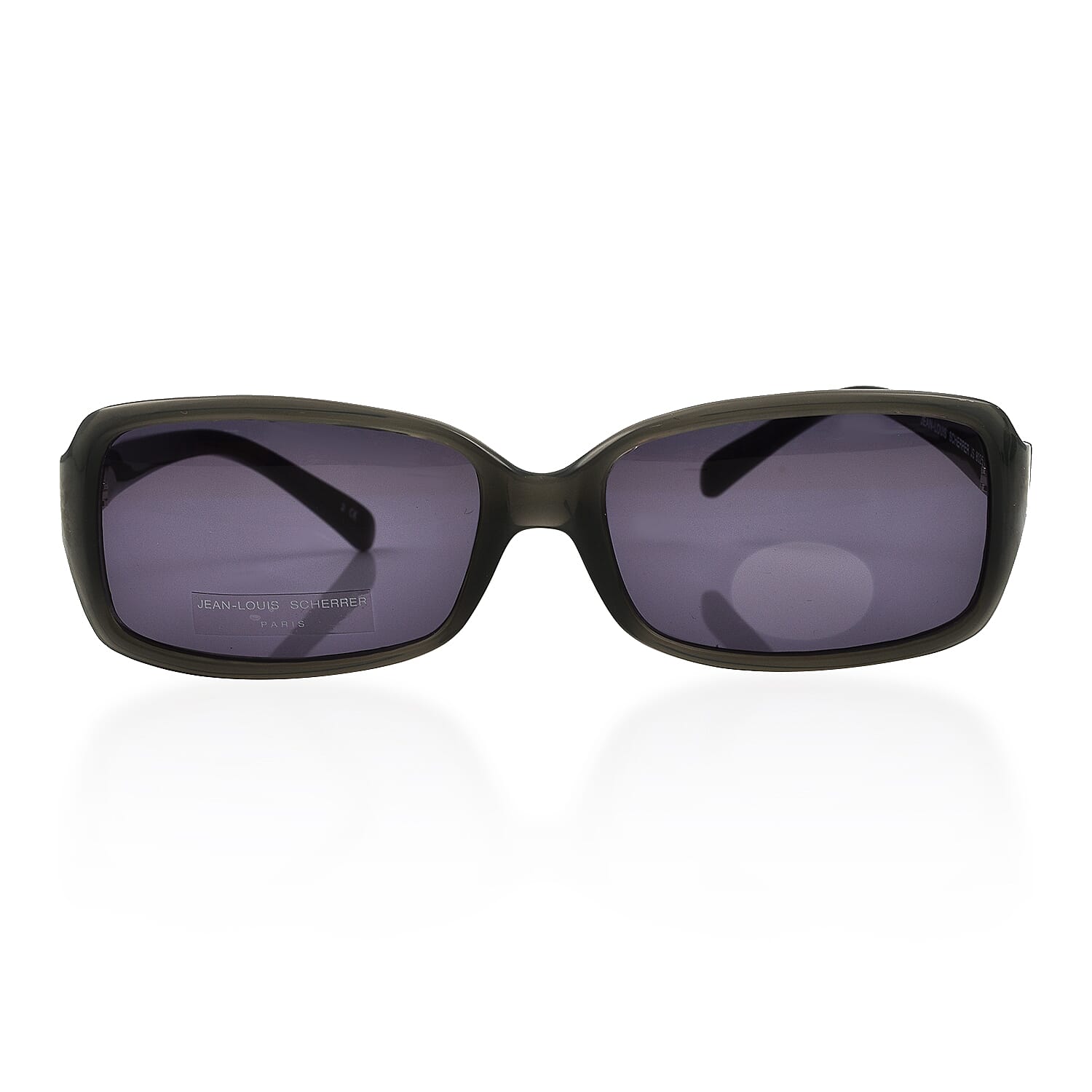 Jean Louis Designer Womens Rectangular Sunglasses - Grey
