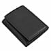 100% Genuine Leather Triflod Fold Men Wallet (RFID Protected) -Black