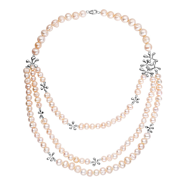 Lucy Q Splash Collection - Fresh Water Pearl Vintage Triple Strand ...