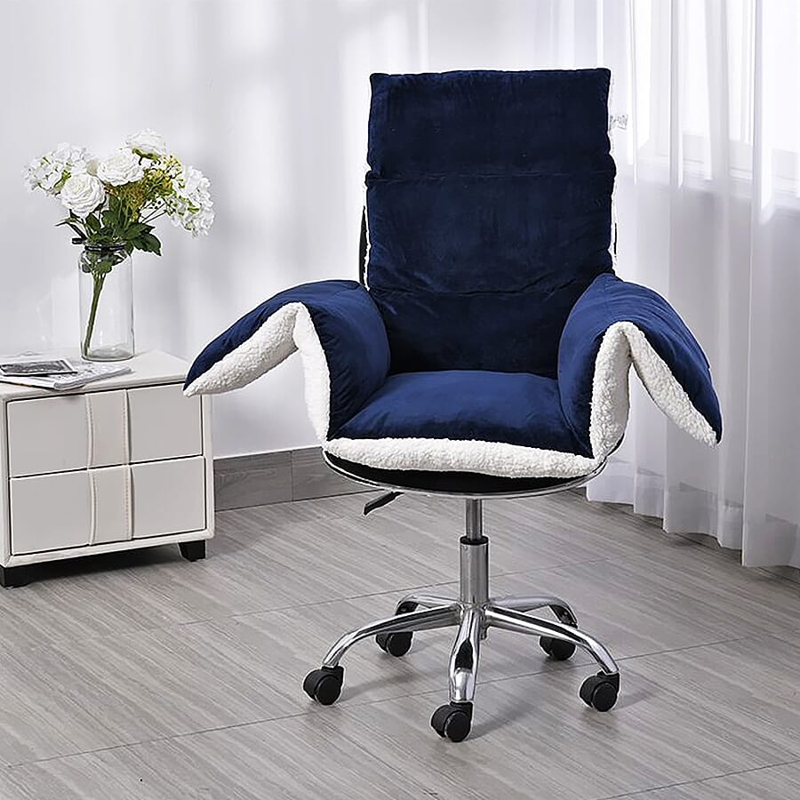 Super Soft Sherpa with Plush Armchair Cover - Light Grey