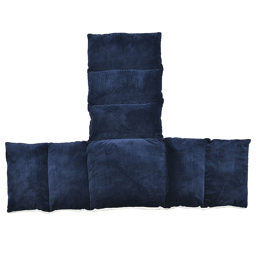 Super Soft Sherpa with Plush Armchair Cover - Light Grey