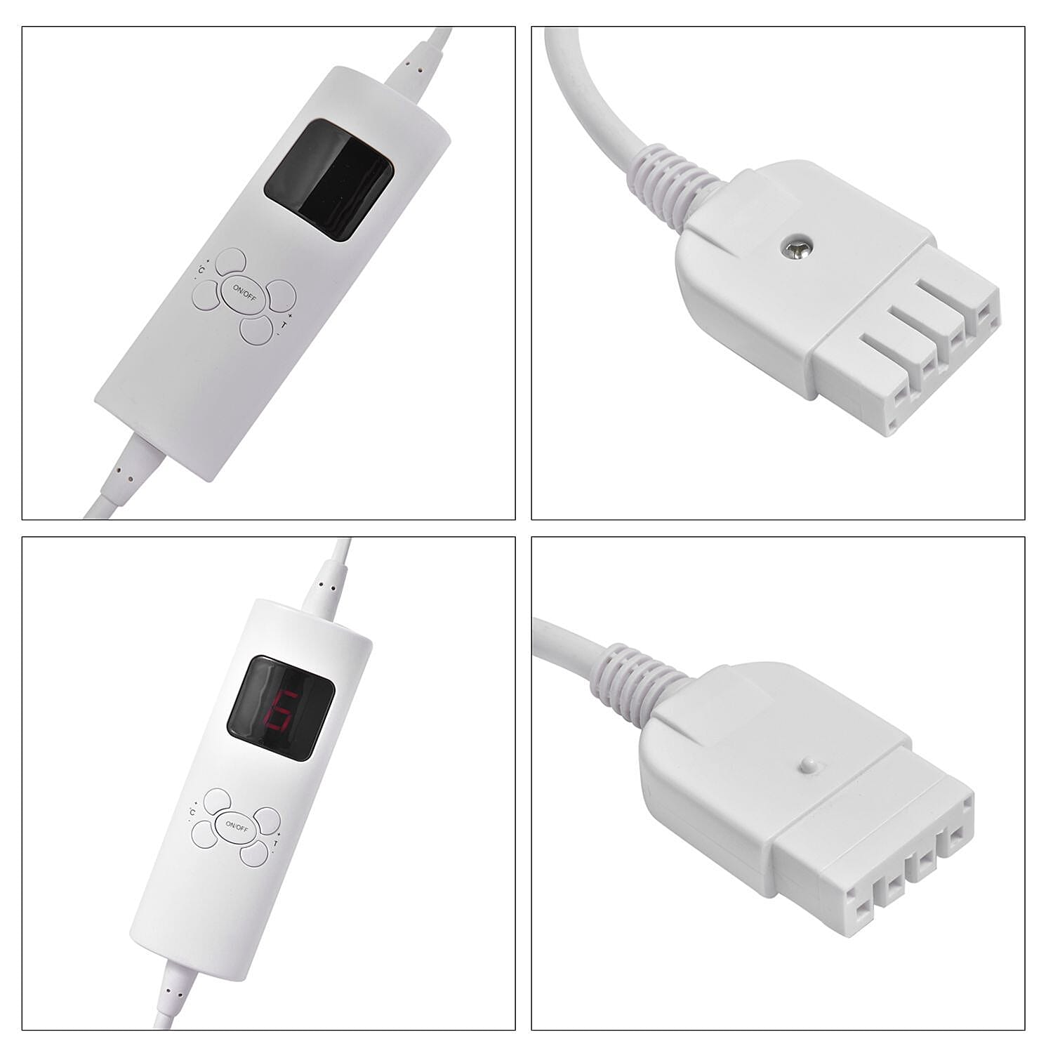 Doorbuster - Electric heated Blanket (Size 160x130 cm) - Red