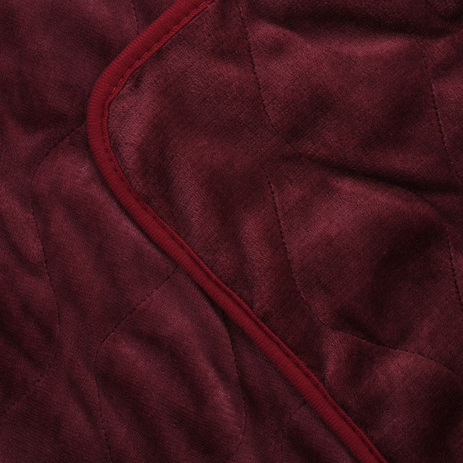 Doorbuster - Electric heated Blanket (Size 160x130 cm) - Red