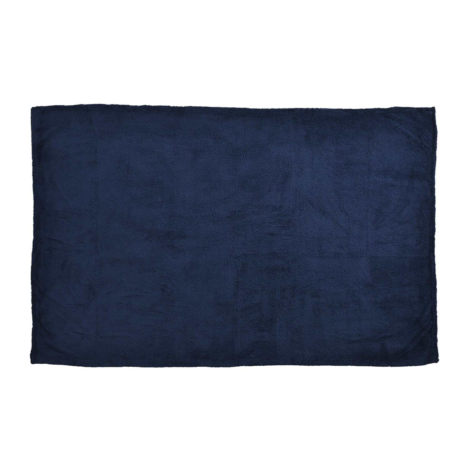 Polyester Solid Blanket - Navy