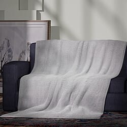 Polyester Solid Blanket - Navy