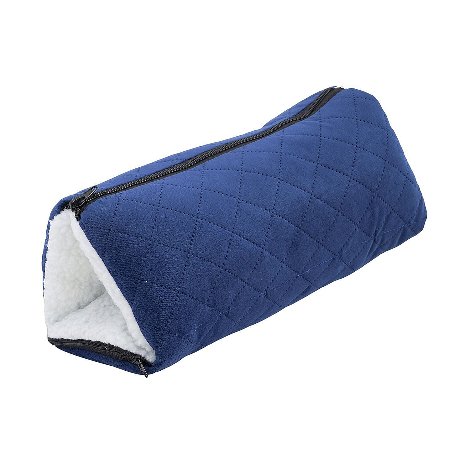 Homesmart 2 in 1 Vibrating Massage Foldable Pillow - Navy