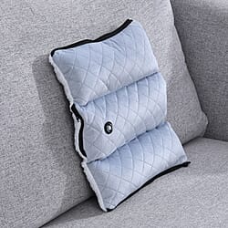 Homesmart 2 in 1 Vibrating Massage Foldable Pillow - Navy