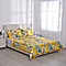 Serenity Night Garden Silk & Down Alternative Comforter With 2 Pillowcases King - Yellow