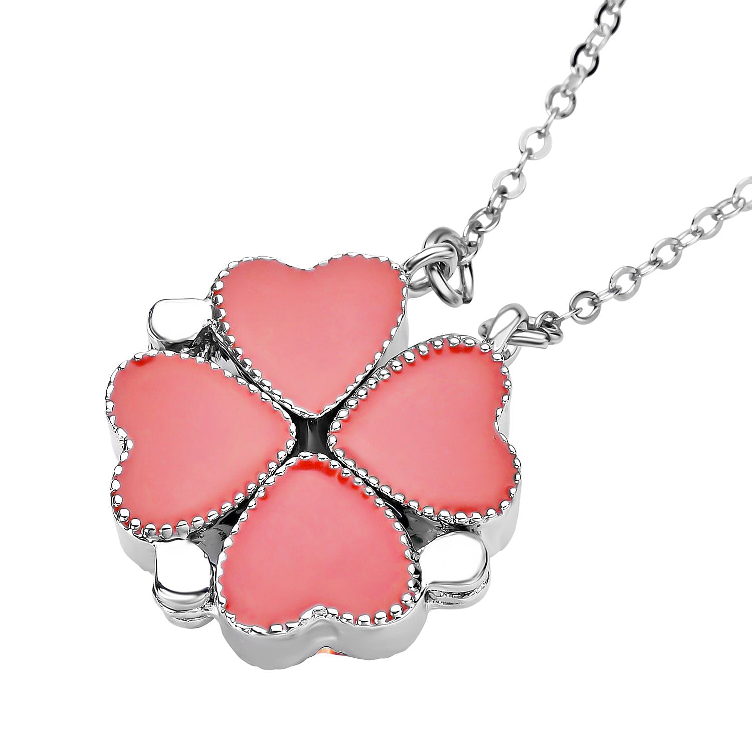 Rhodochrosite Necklace (Size - 20 With 4 Inch Extender) 35.00 Ct