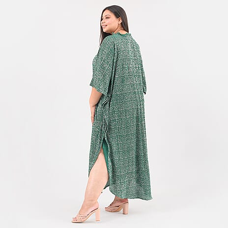 VLL  - Polyester  - Kaftan - One Size - Green