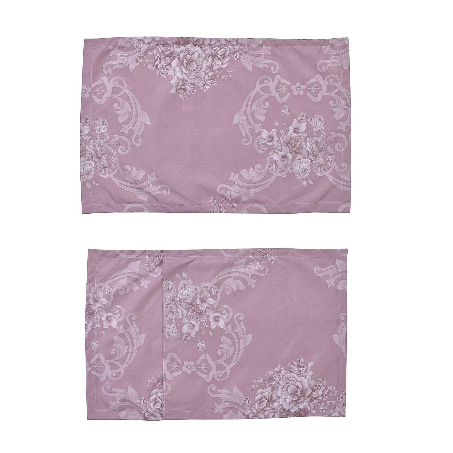 Branch Patterned Duvet Cover with 2 Pillowcases (Size 200x200 Cm) - Ivory