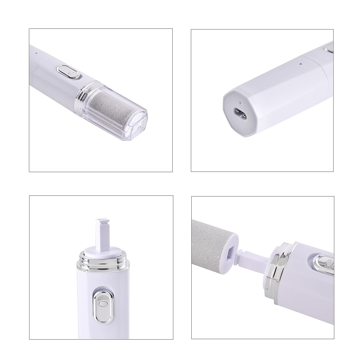 Beautech - 4 in 1 Callus Remover & Nail Polisher Storage Bag - White