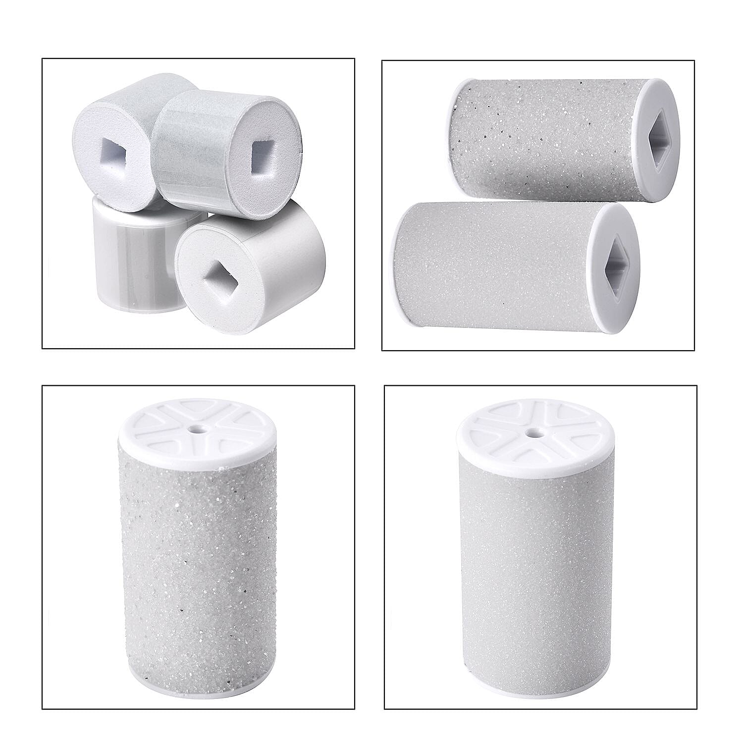 Beautech - 4 in 1 Callus Remover & Nail Polisher Storage Bag - White