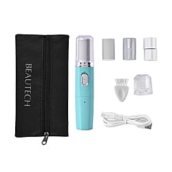 4 in 1 Callus Remover & Nail Polisher with Storage Bag - Blue