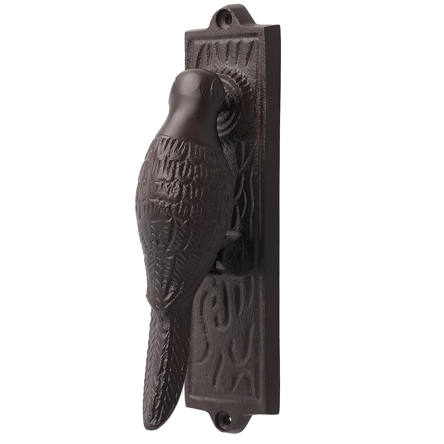Woodpecker Door Knocker (Size 15x7x5 Cm) - Brown