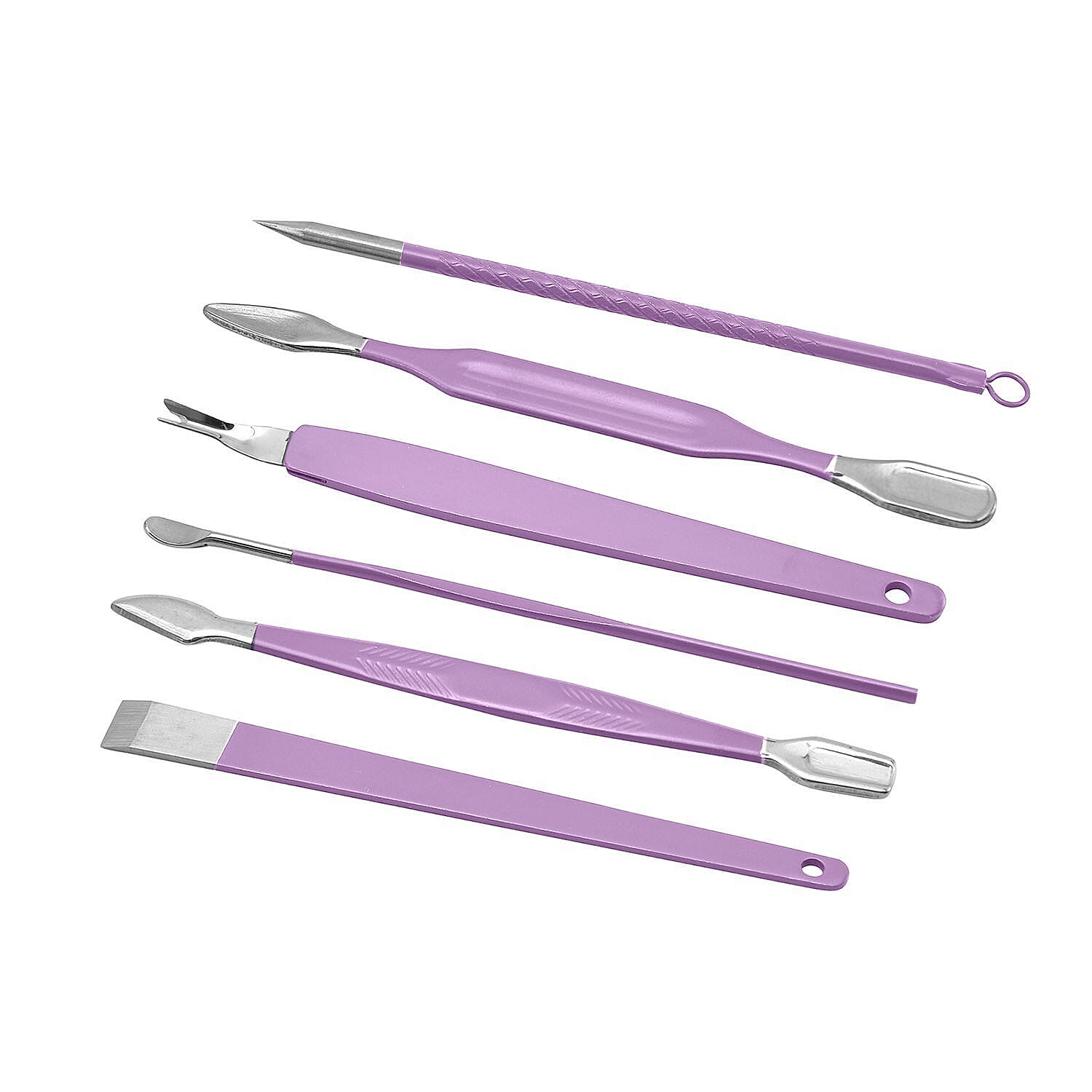 Manicure Set with Case - Purple