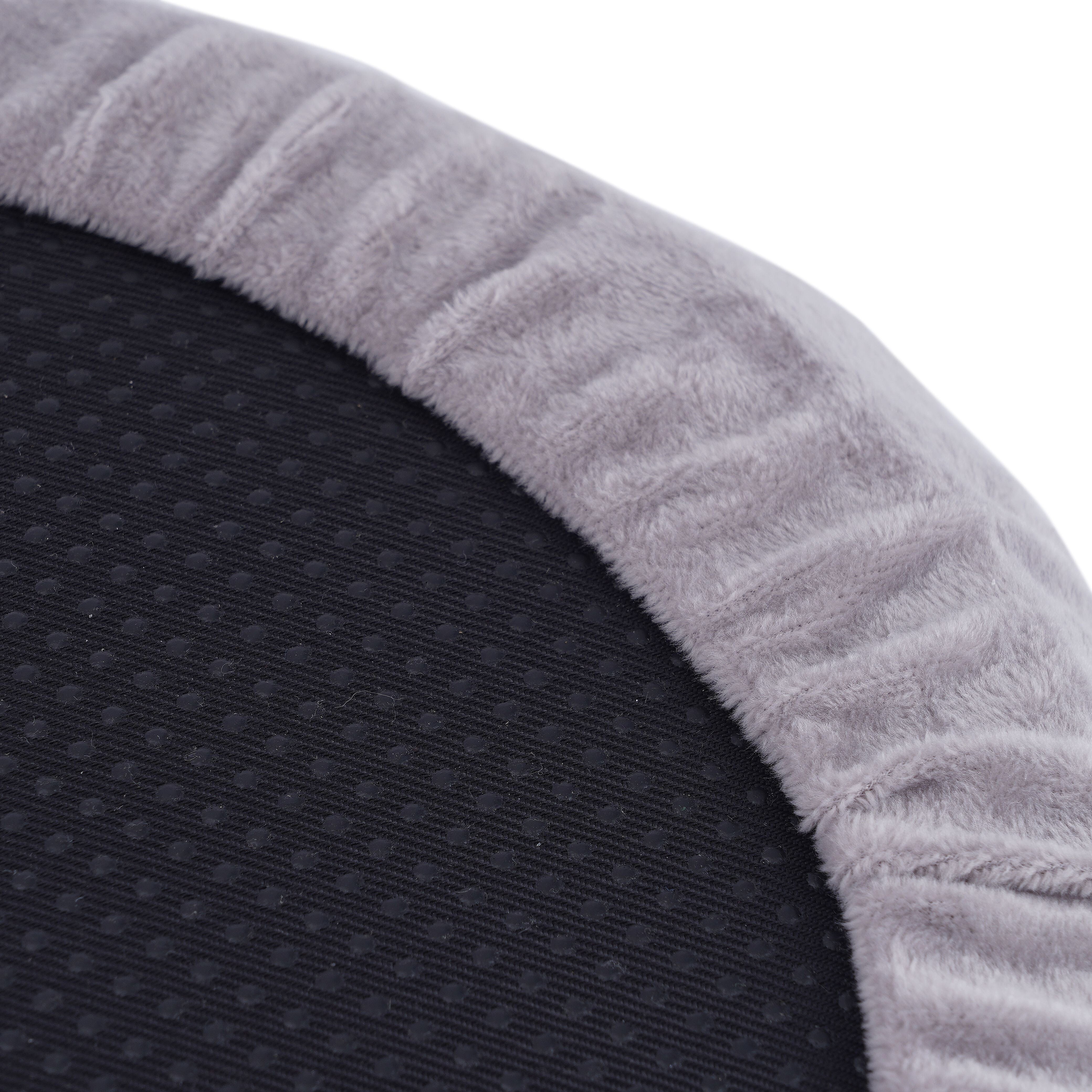 Homesmart Heated Faux Fur Foot Cosy with USB Cable (Size 29x25x5 Cm) - Grey