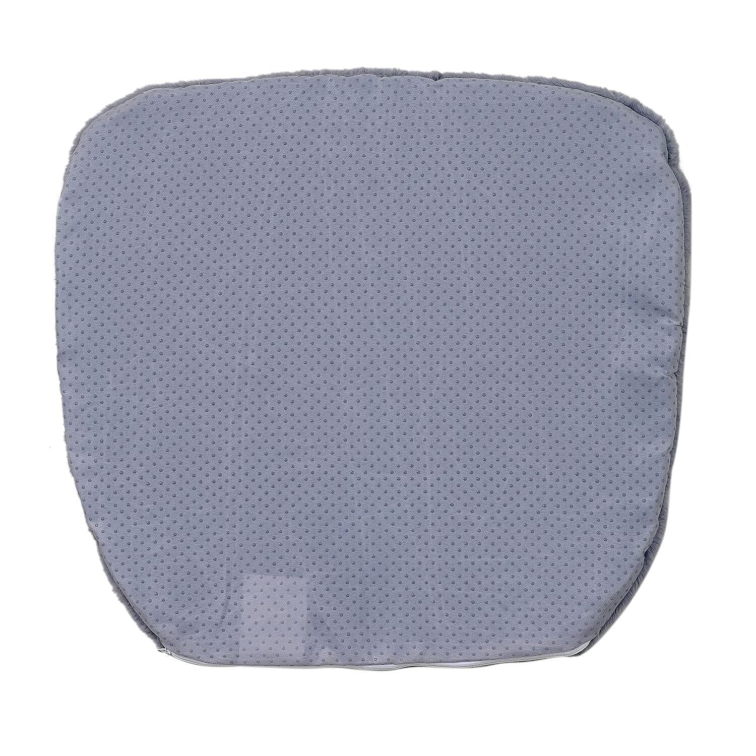 Sherpa Lined Heat Cushion with Gel Honeycomb Filling & USB Cable (Size 48x45 Cm)