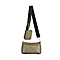 Passage - Faux Leather Crossbody Bag with RFID Protection and Removable Coin Pouch - Olive