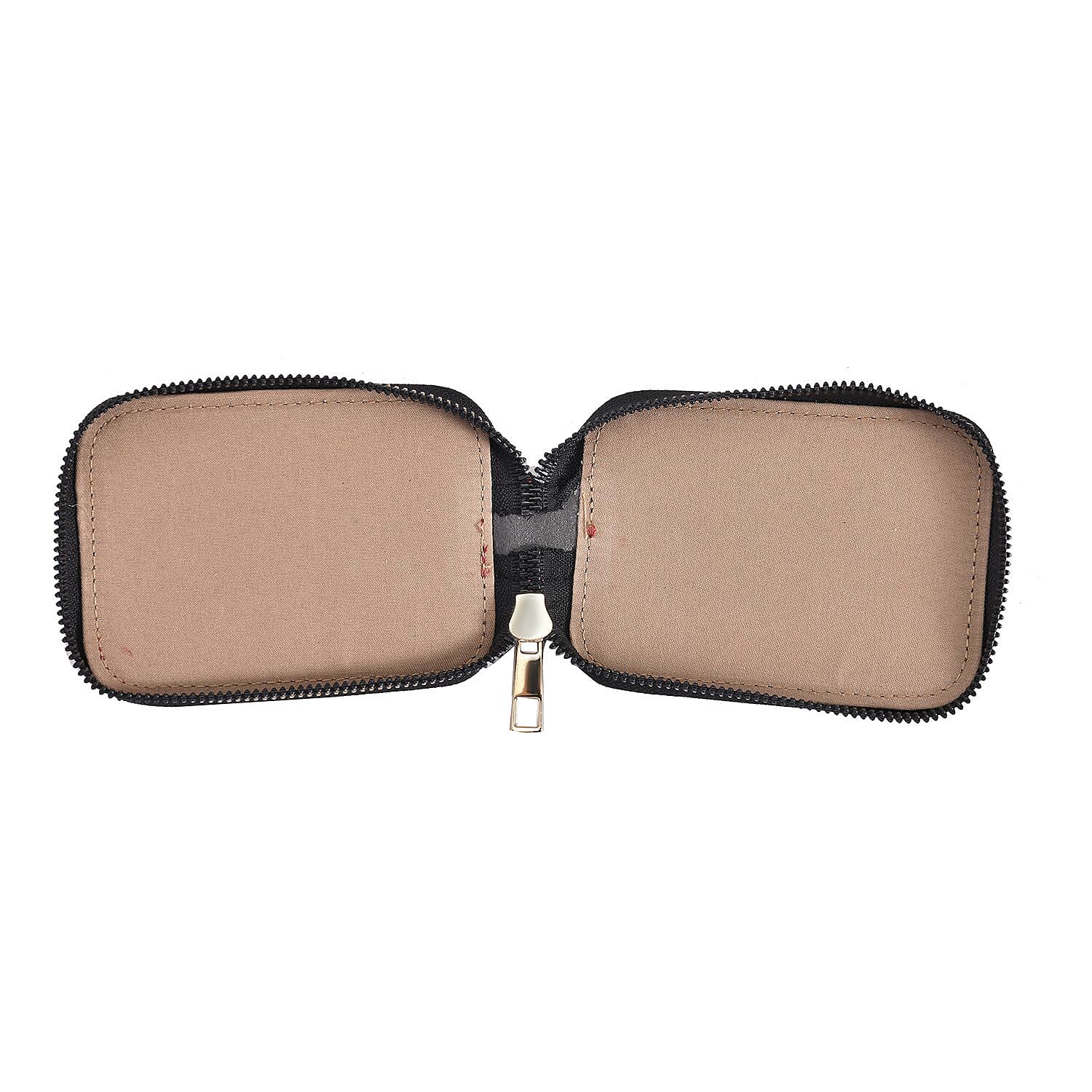 Passage - Faux Leather Crossbody Bag with RFID Protection and Removable Coin Pouch - Burgundy