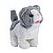 Doorbuster - Electric Walking Plush Cat Toy - Grey (2 AA Battery Not Included)
