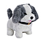 Doorbuster - Electric Walking Plush Dog Toy - Grey (2 AA Battery Not Included)