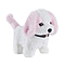 Doorbuster - Electric Walking Plush Dog Toy - Pink (2 AA Battery Not Included)