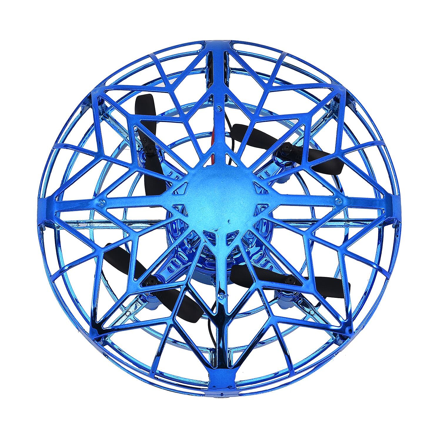 UFO Flying Ball with LED Light with Rechargeable Battery - Blue