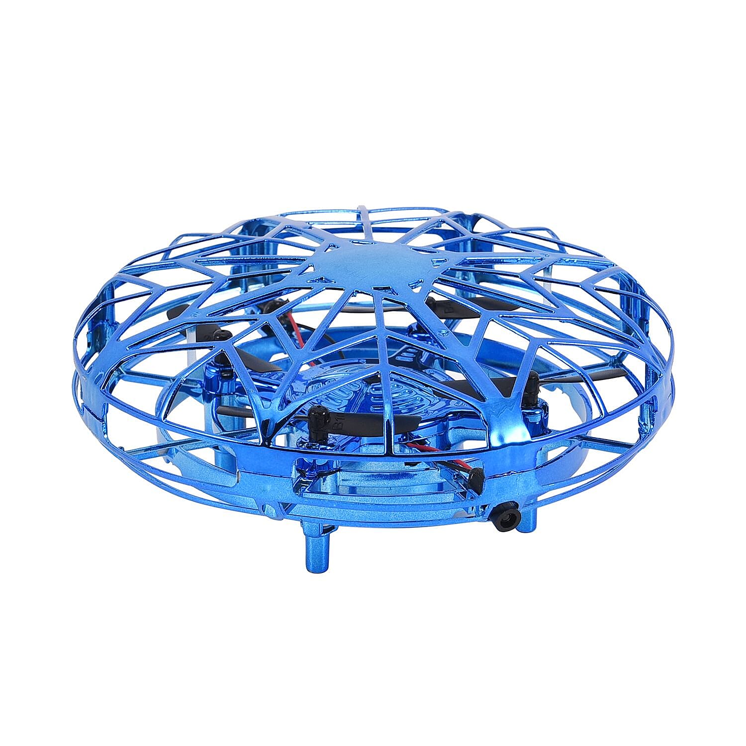 UFO Flying Ball with LED Light with Rechargeable Battery - Blue