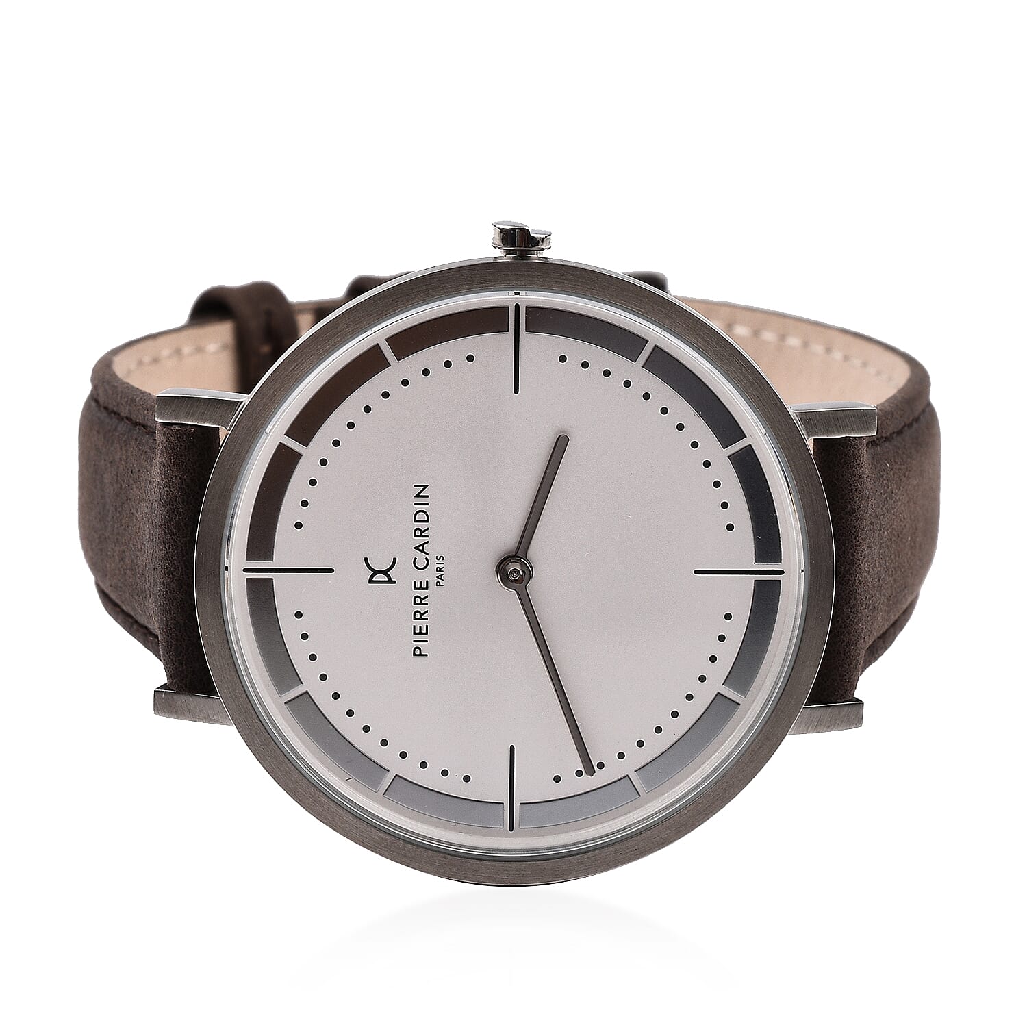 Pierre Cardin Quartz Mens Watch in Leather - Brown