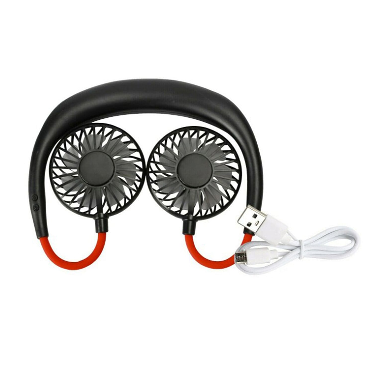 Neck Fan with Mist Function and Colour Changing - Red