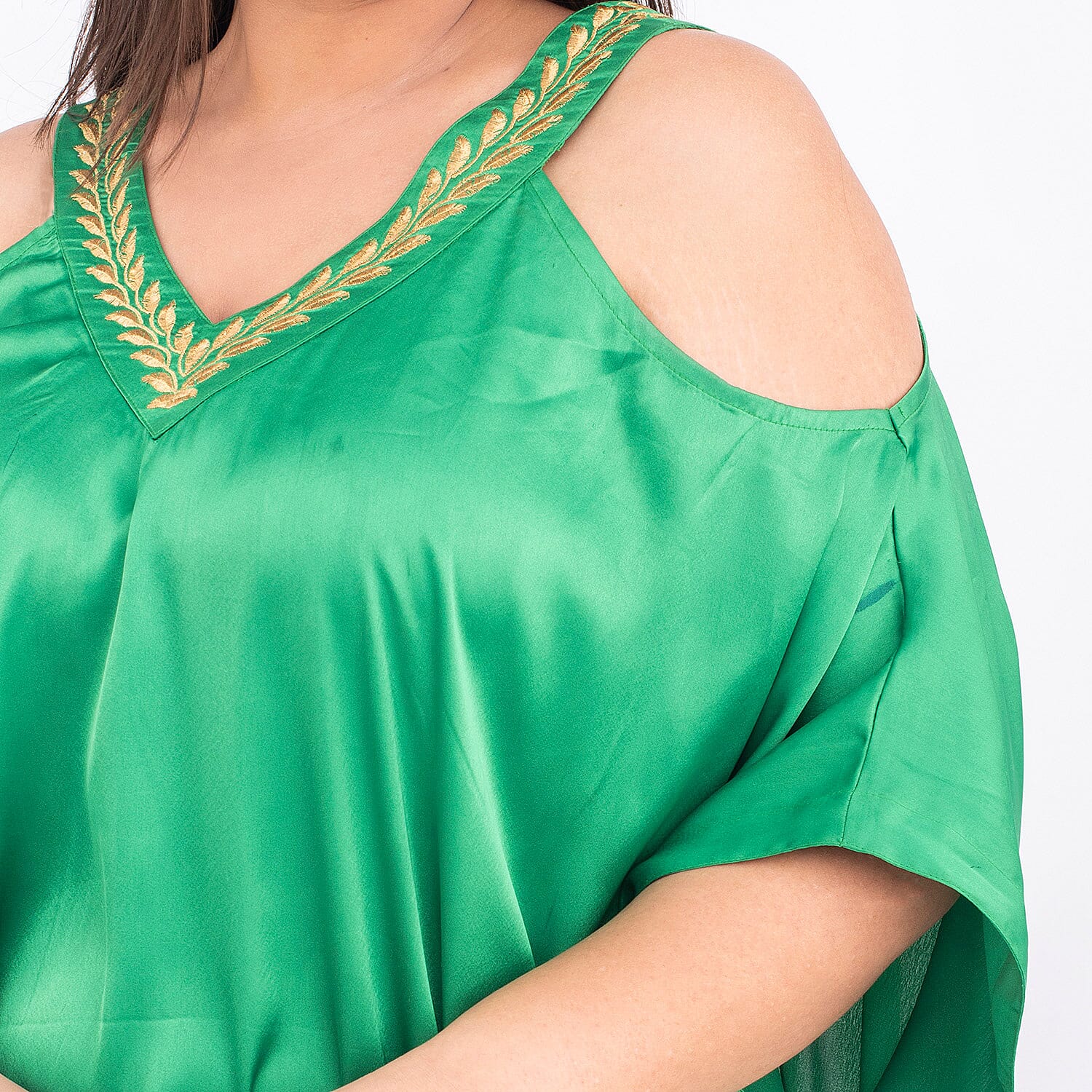 VLL : Polyester : Kaftan : Black