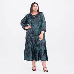 VLL : Polyester : Kaftan : Black